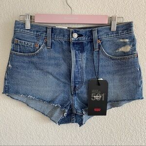 Levi’s 501 Micro Denim Shorts Booty Shorts